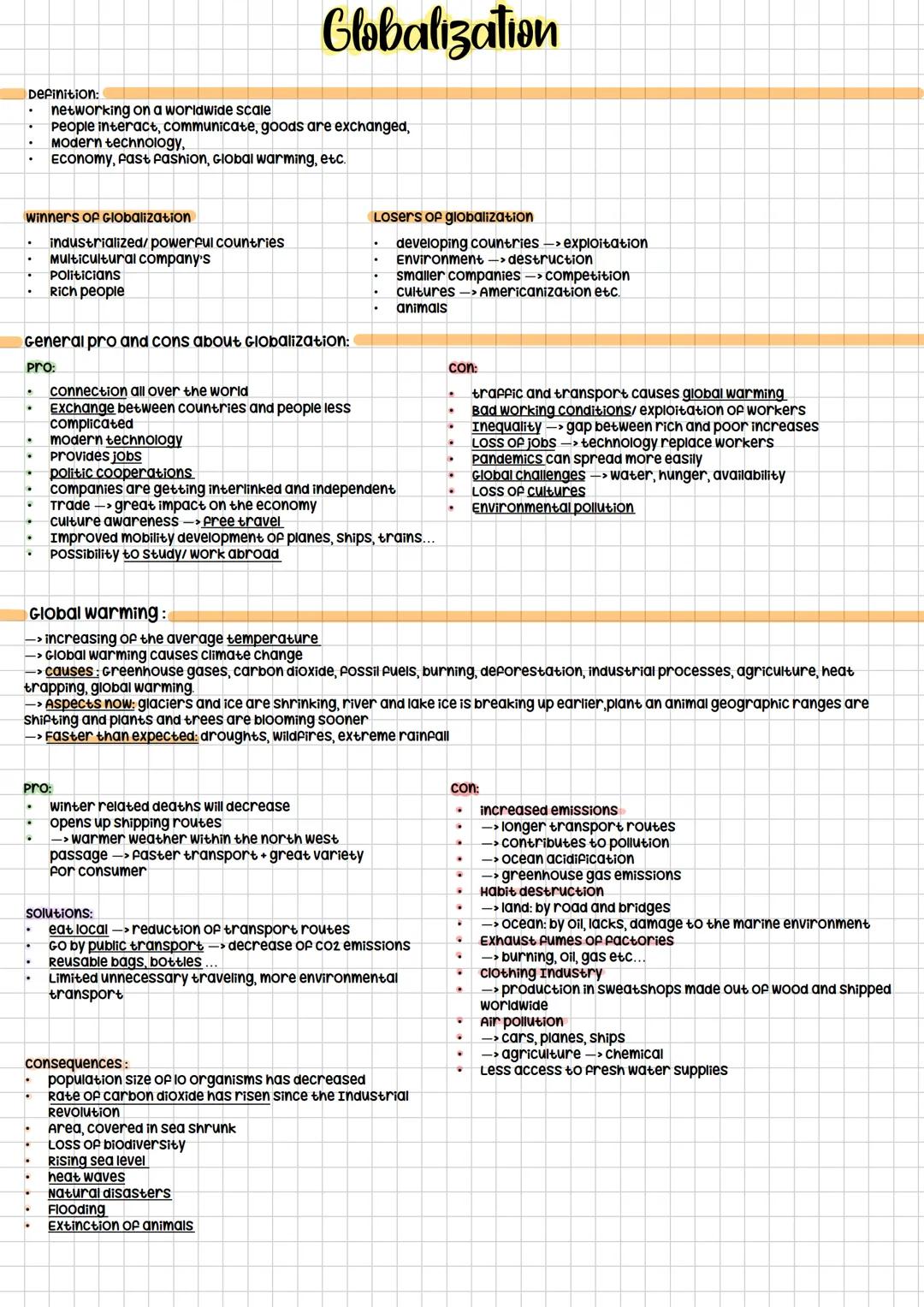 Globalization
Definition:
networking on a worldwide scale
People interact, communicate, goods are exchanged,
Modern technology,
Economy, Pas