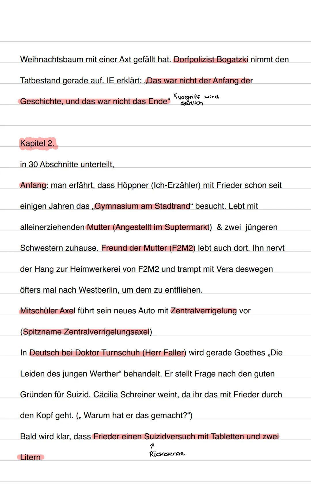 Auerhaus
Lektüre
27.02.24
Drei wichtige Fragen zu Beginn:
Lesen Sie das Kapitel 1 (S. 7 - 9) und notieren Sie dabei stichwortartig
Ihre Eind