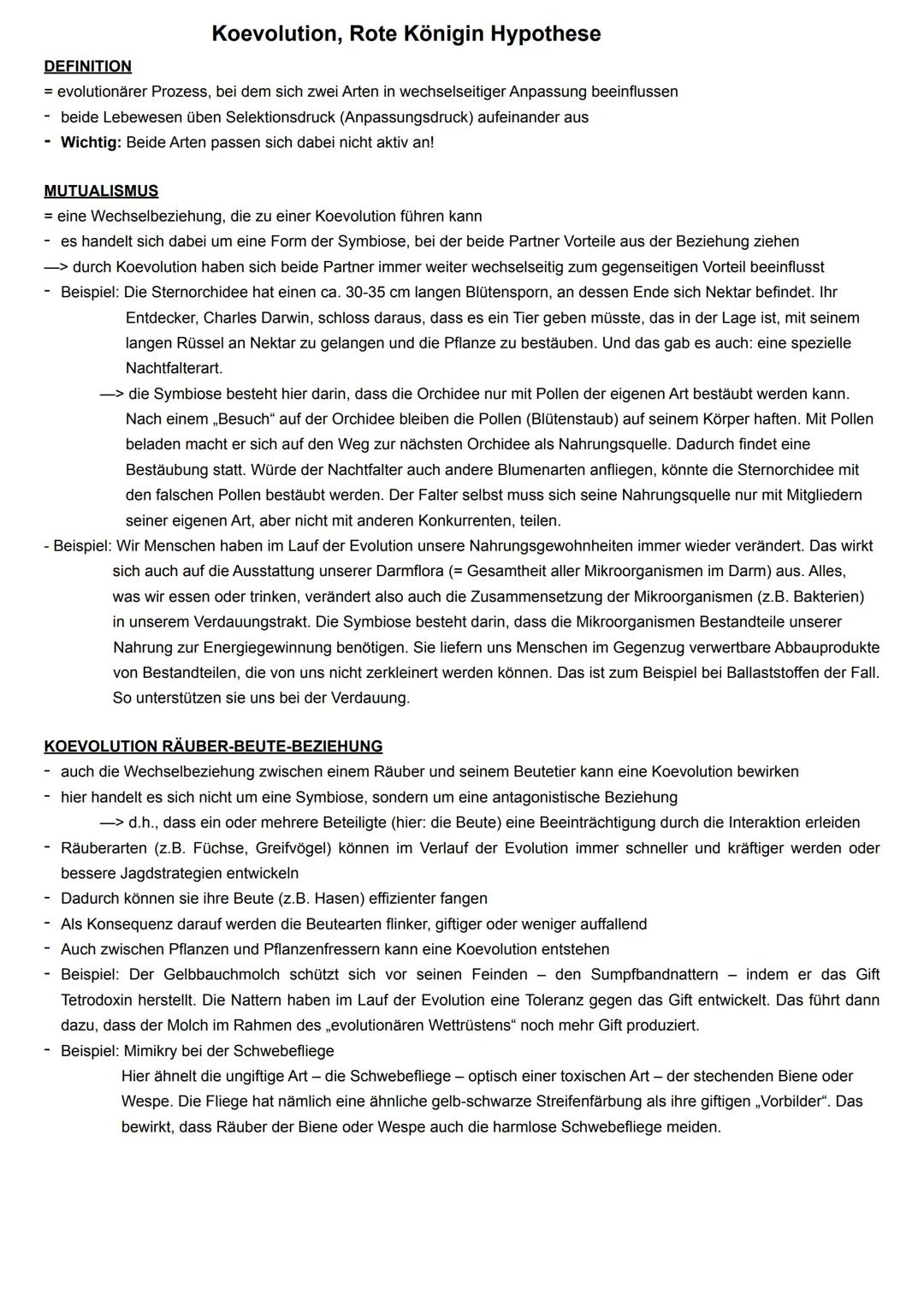 Evolutionstheorien
TRANSFORMATIONSTHEORIE NACH LAMARCKS (Aktive Anpassung)
= Theorie zur Erklärung des Artenwandels
durch den Vergleich dama