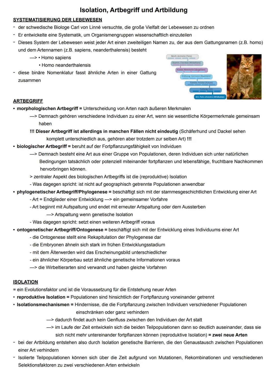Evolutionstheorien
TRANSFORMATIONSTHEORIE NACH LAMARCKS (Aktive Anpassung)
= Theorie zur Erklärung des Artenwandels
durch den Vergleich dama