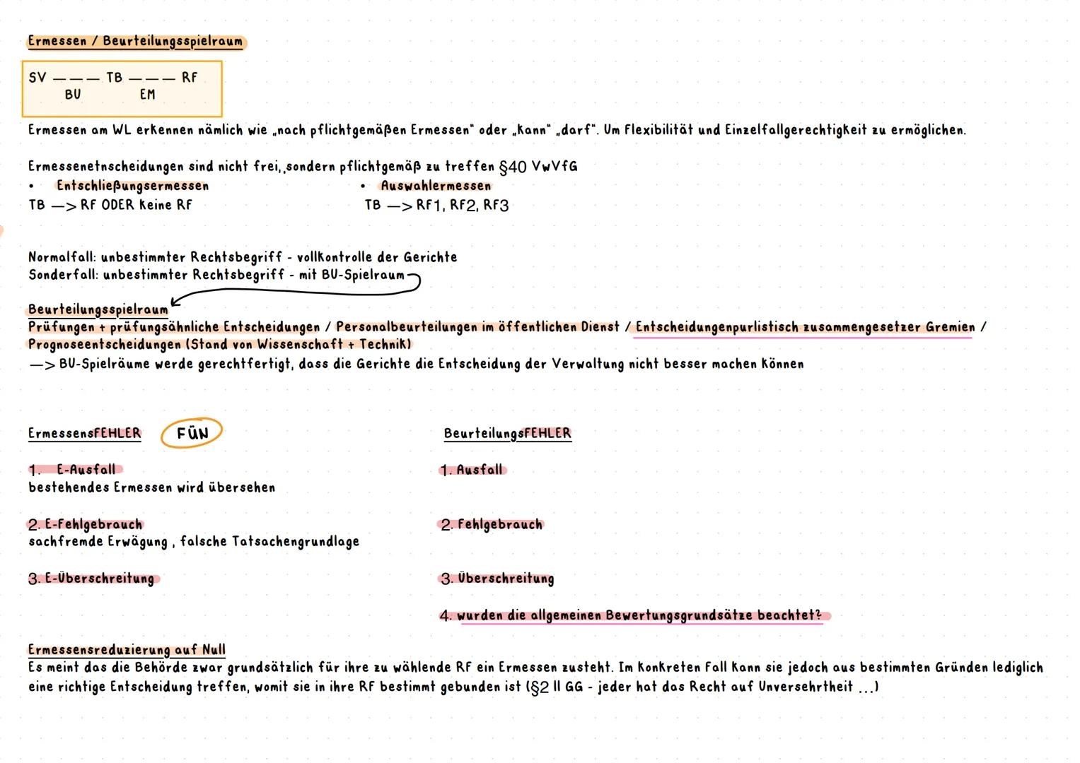 Verwaltungsrecht
Grundbegriffe des Allg. Verwaltungsrechts
* Begriff der Verwaltung
Verwaltung ist die Staatstätigkeit die nicht Rechtsp