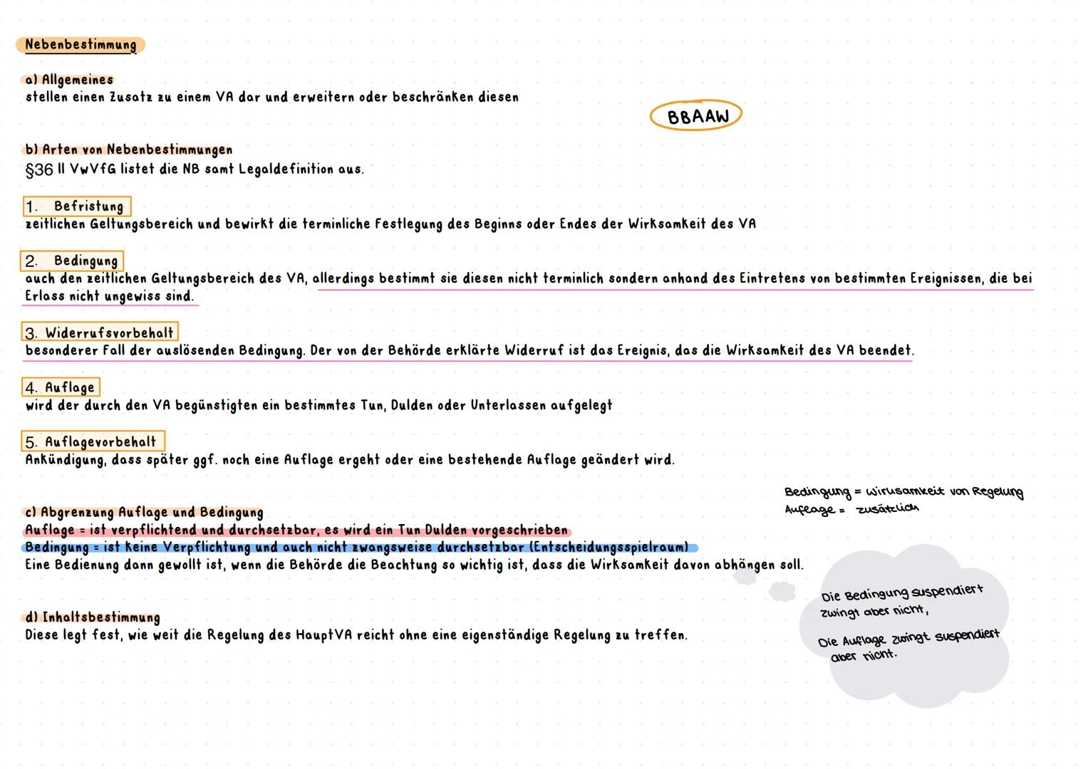 Verwaltungsrecht
Grundbegriffe des Allg. Verwaltungsrechts
* Begriff der Verwaltung
Verwaltung ist die Staatstätigkeit die nicht Rechtsp