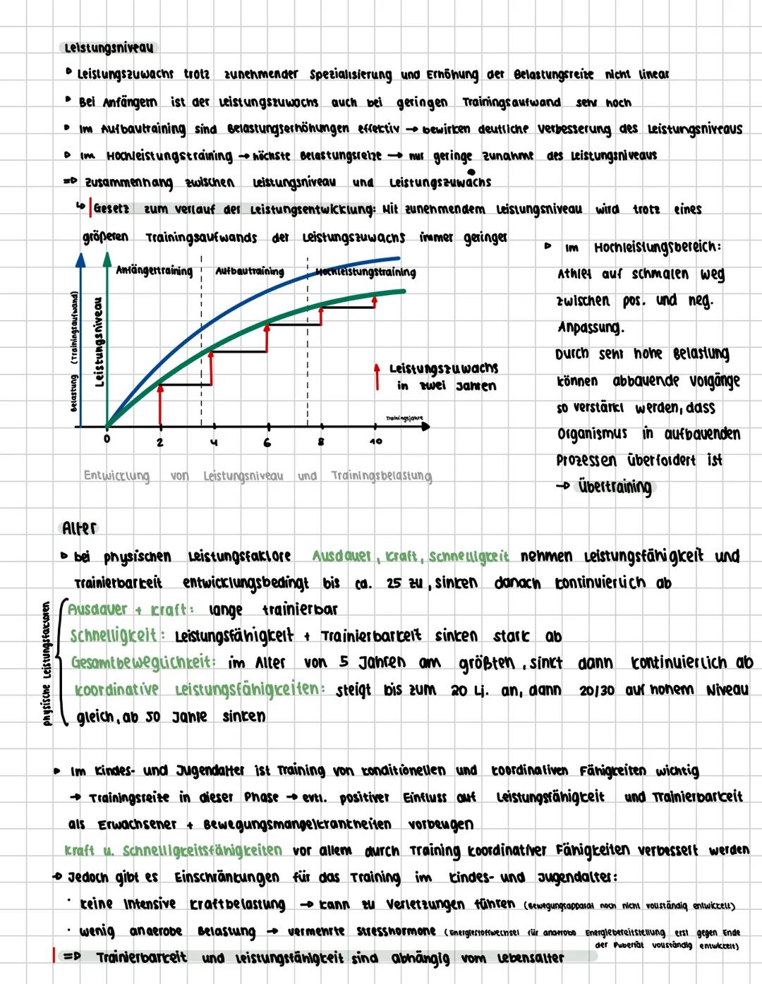 sport und Training
▷ zielgerichtete Belastung des Körpers ist notwendig für Leistungsfähigkeit und Gesundheit
Trainingsziele sind entscheide