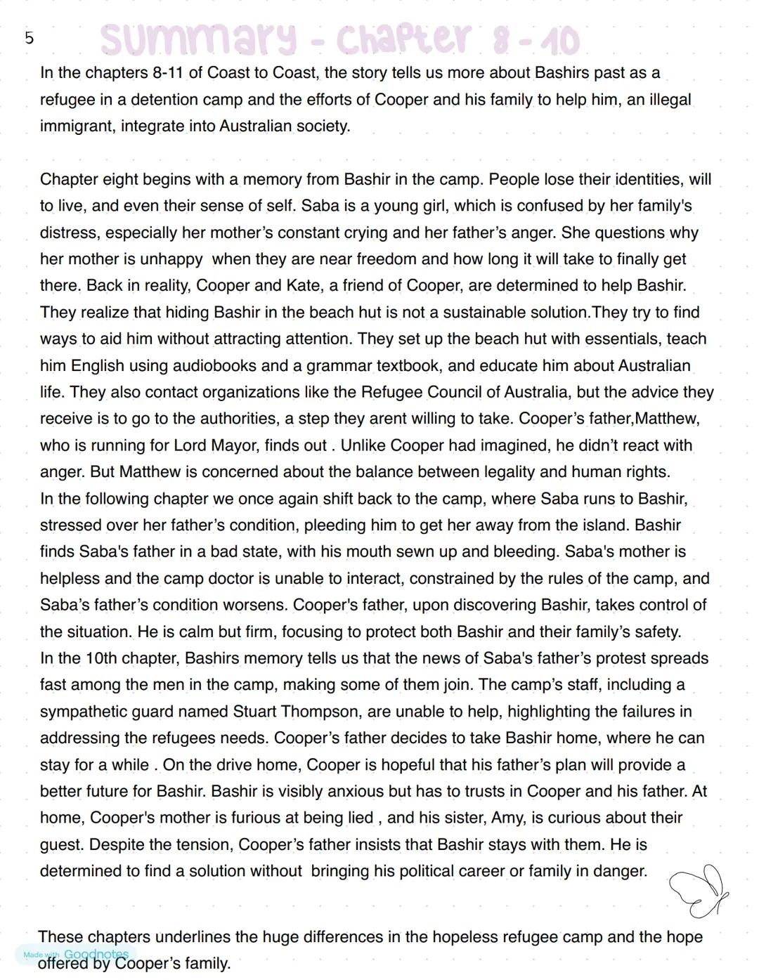 1
READING
JOURNAL
Coast to Coast
this book belongs to:
Class
Coast to Coast
Made with Goodnotes 2
# Table of Contents
| Page | Chapte