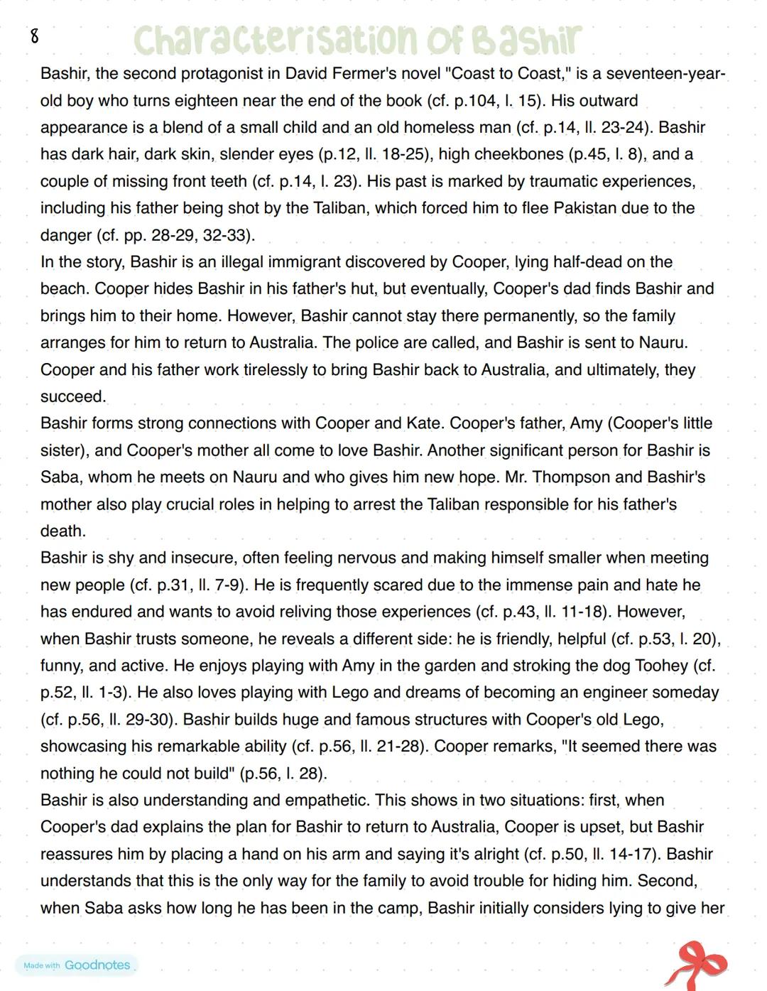 1
READING
JOURNAL
Coast to Coast
this book belongs to:
Class
Coast to Coast
Made with Goodnotes 2
# Table of Contents
| Page | Chapte