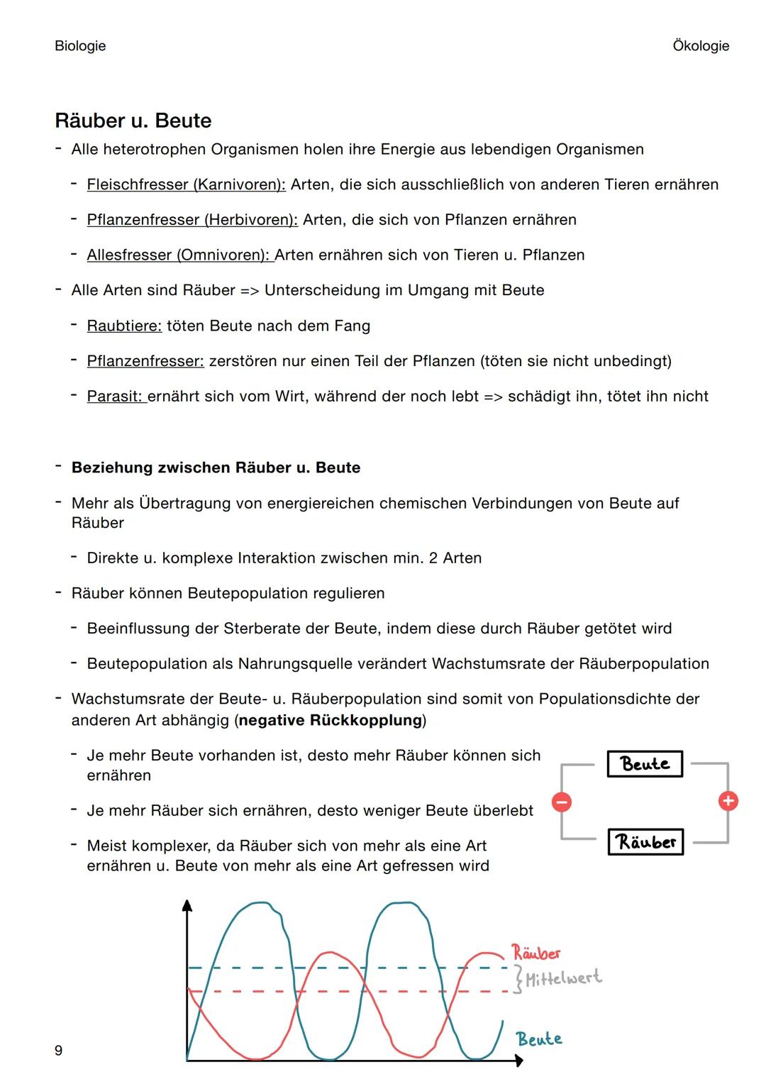 Biologie
Ökologie
Biologiebereich, der sich mit den Wechselbeziehung zwischen Organismen u. ihrer
unbelebten Umwelt befasst
- Hilft uns natü