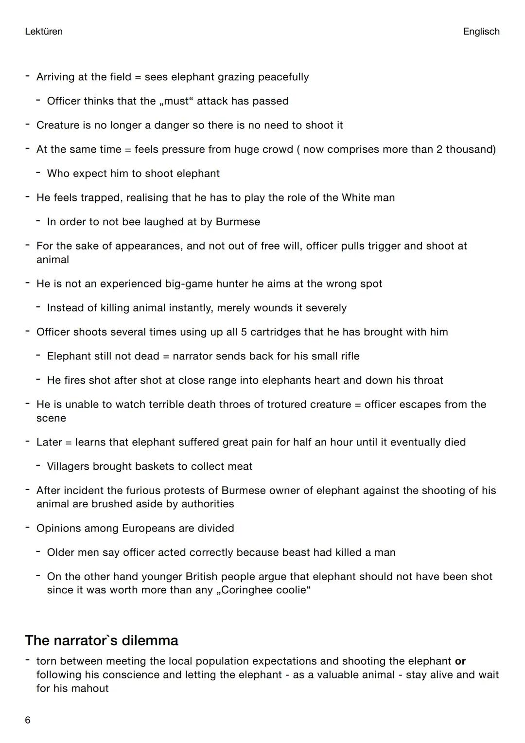 Lektüren
George Orwell
Shooting an Elephant
Englisch
Key facts about the short story
-
author:
George Orwell (real name Eric Blair, 1903-195