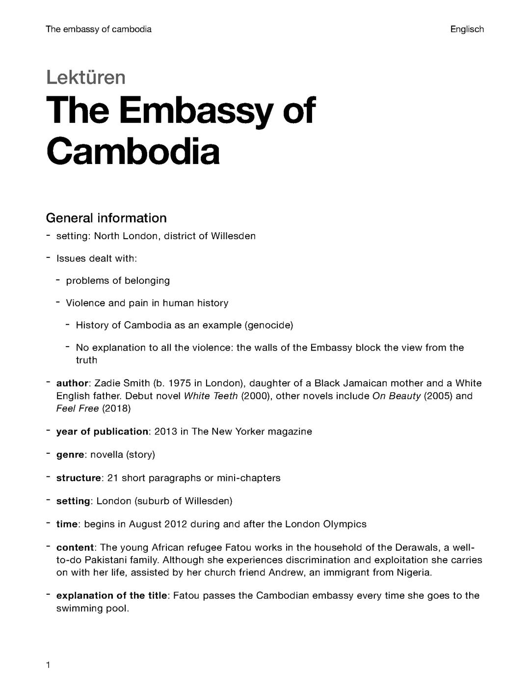 The embassy of cambodia