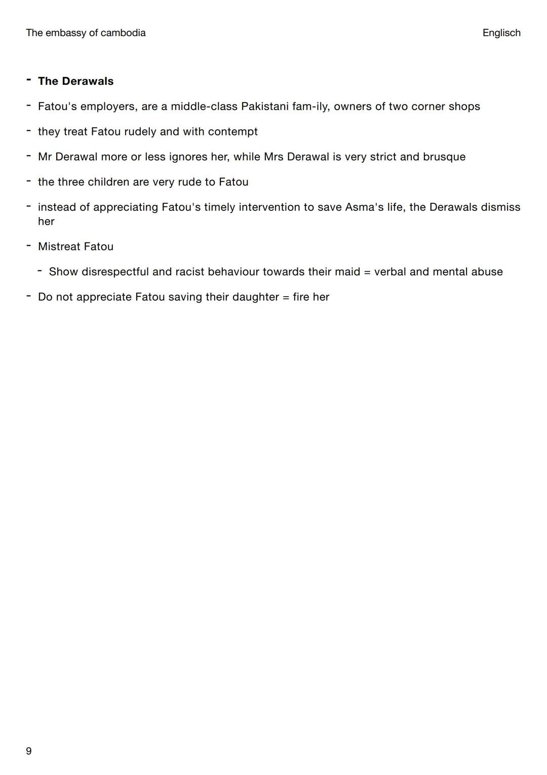 The embassy of cambodia
Lektüren
The Embassy of
Cambodia
Englisch
General information
setting: North London, district of Willesden
Issues de