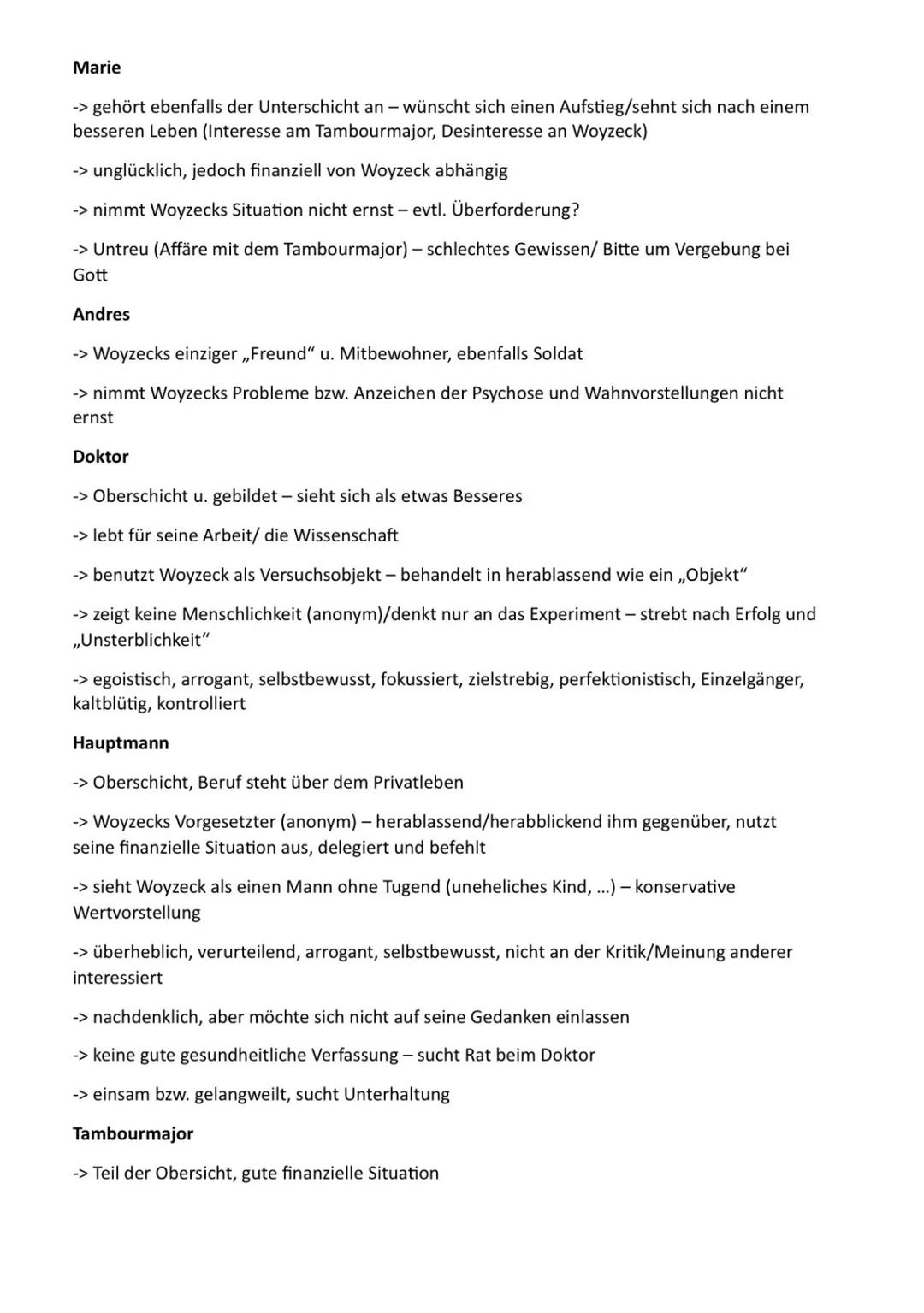 # Woyzeck
- Georg Büchner, 1813-1837 (im Exil)
- Gattung: offenes Drama/ Dramenfragment
- Hauptthema: Schicksal des einfachen Soldaten F