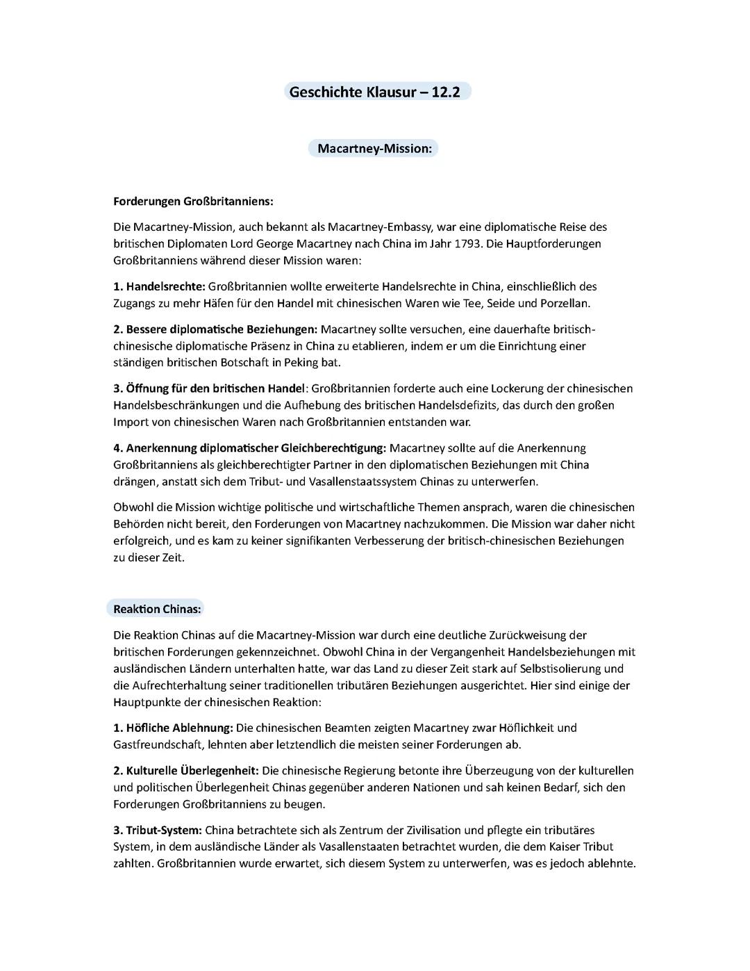 Macartney-Mission, China, Selbstverständniss Europäer