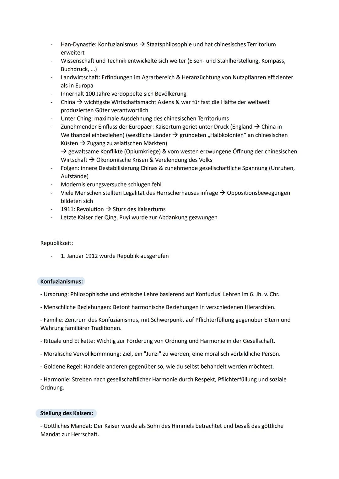 Geschichte Klausur - 12.2
Macartney-Mission:
Forderungen Großbritanniens:
Die Macartney-Mission, auch bekannt als Macartney-Embassy, war ein