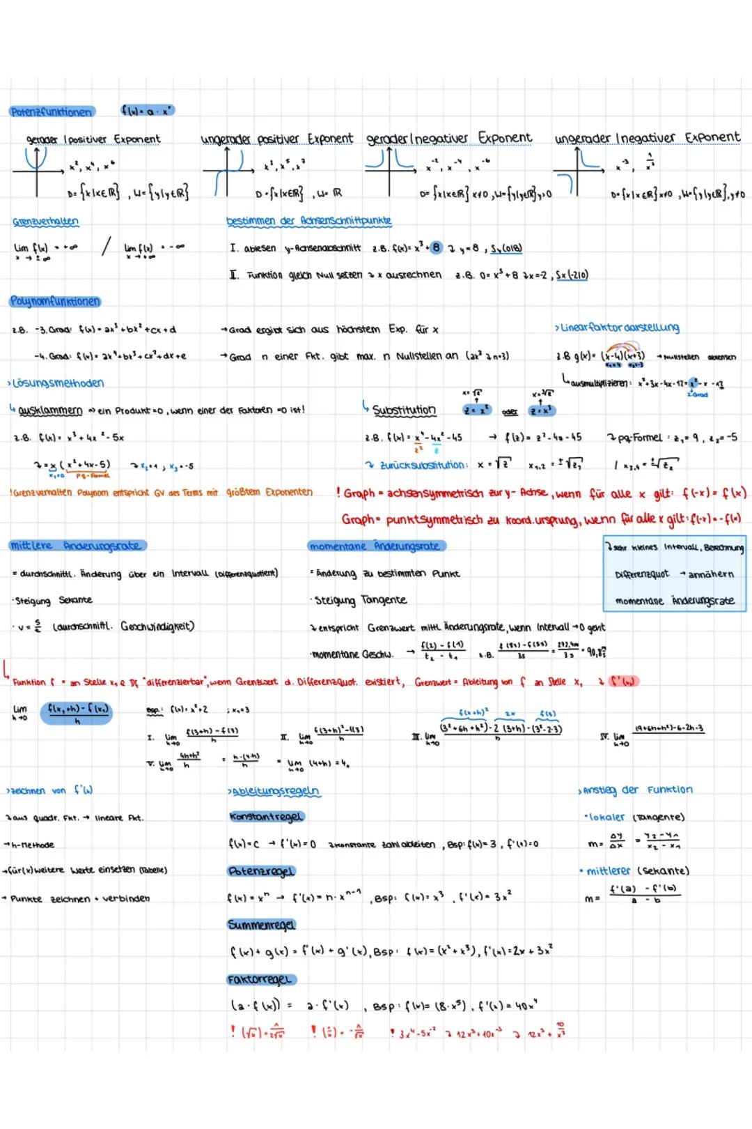 # 24
KLAUSUR-11/1
* Lineare Funktionen
Alg. Form: $f(x) = m \cdot x + b$
Berechnung steigung (m):
$m = \frac{y_2-y_1}{x_2-x_1}$
benötig