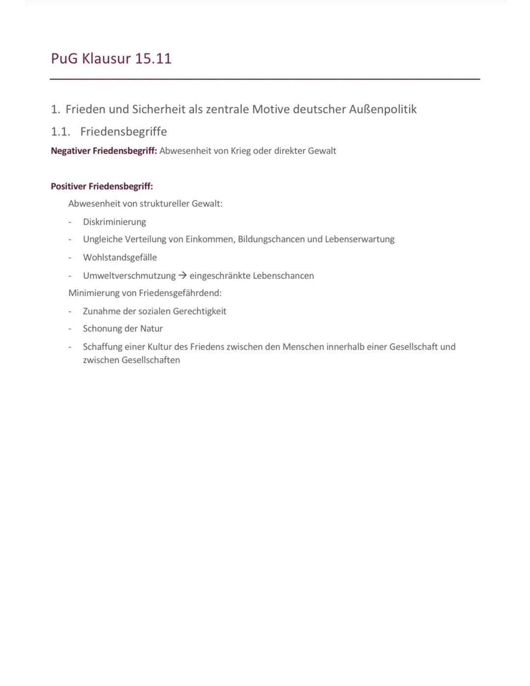 Sozialkunde Klausurstoff 12. Klasse