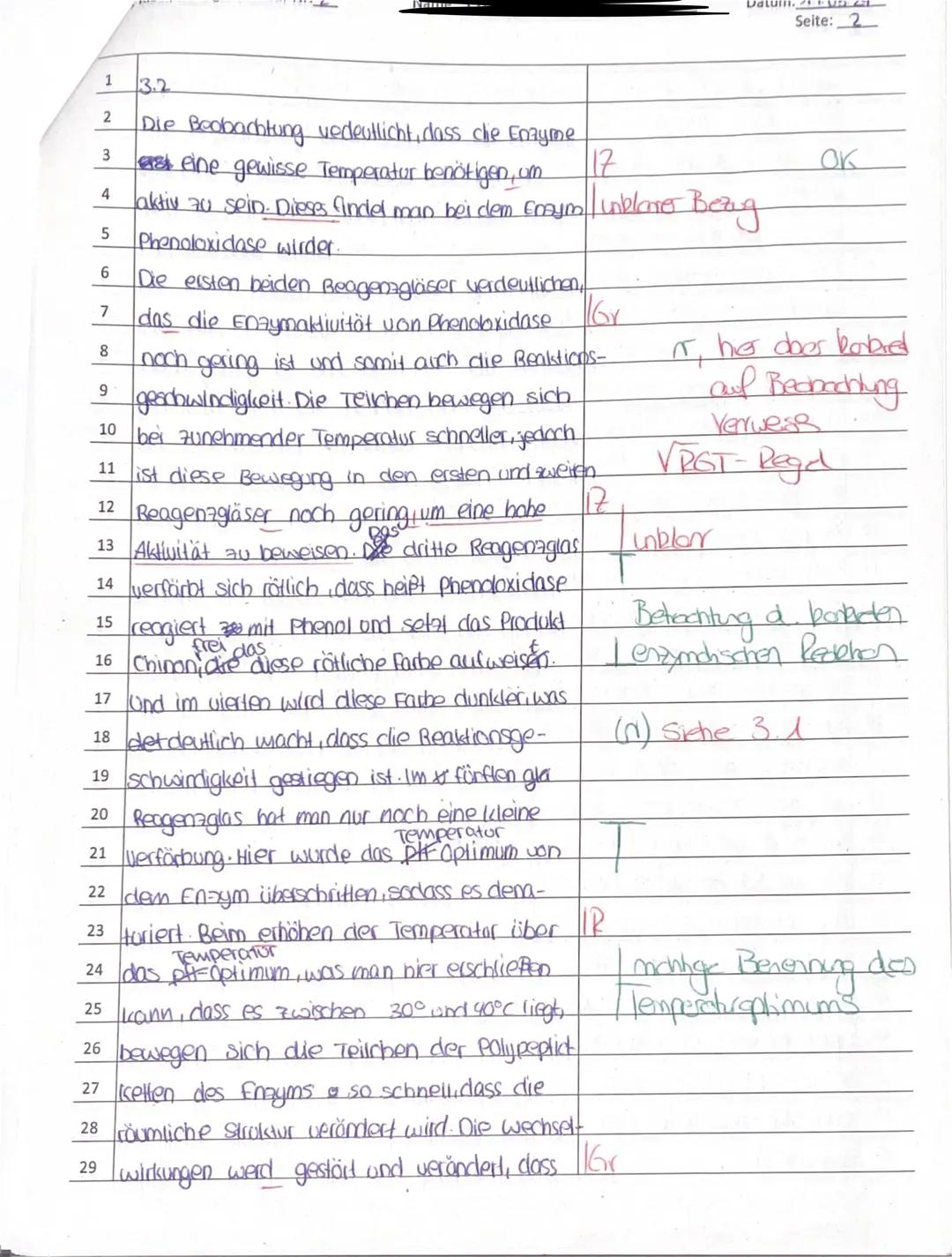 Biologie-Klausur Nr. 2
Schuljahr 2023/2024, 2. Halbjahr
Name:
11
14.05.2024
Lassen Sie einen mindestens 8 cm breiten Korrekturrand. Die
