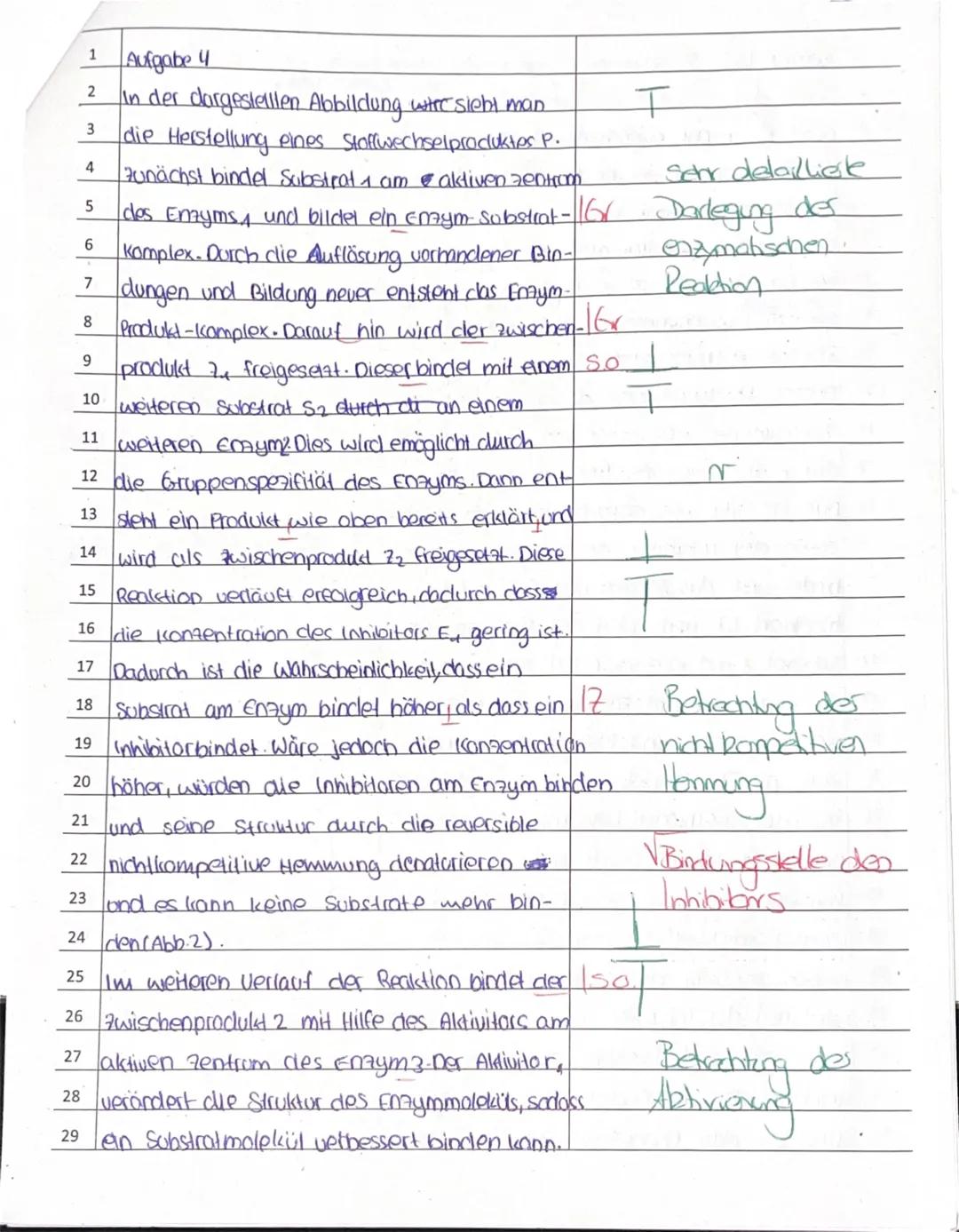 Biologie-Klausur Nr. 2
Schuljahr 2023/2024, 2. Halbjahr
Name:
11
14.05.2024
Lassen Sie einen mindestens 8 cm breiten Korrekturrand. Die