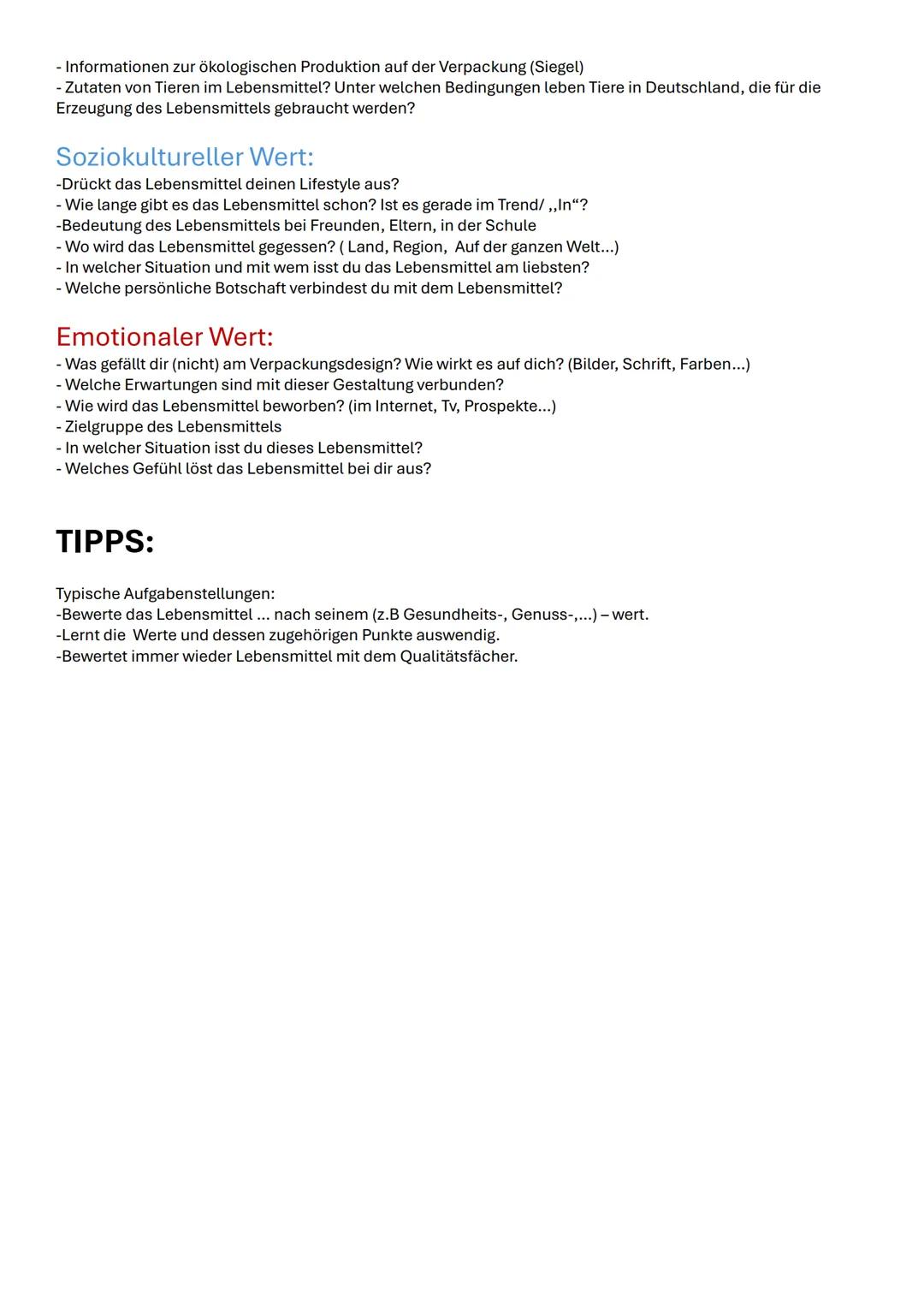 AES_Grundlage 17.11.2024
# Der Qualitätsfächer
Was ist der Qualitätsfächer?
-Der Qualitätsfächer wird genutzt um die Qualität von Lebensmi