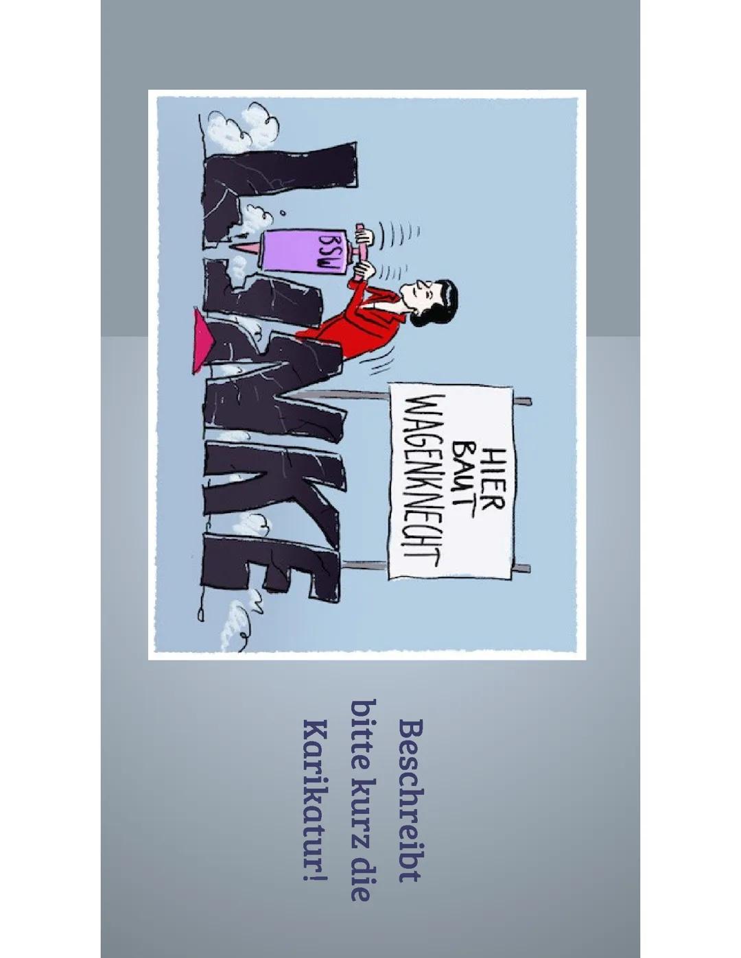 Bündnis Sahra Wagenknecht Präsentation