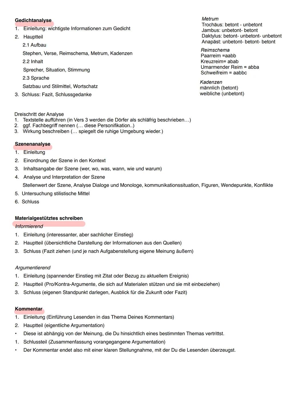 # Deutsch Abitur
Epochen
Mittelalter (500-1500)
Motive: Religion, Abenteuer, gesungene Form der Liebewlyrik -> Minnesang
Geschichtlicher H