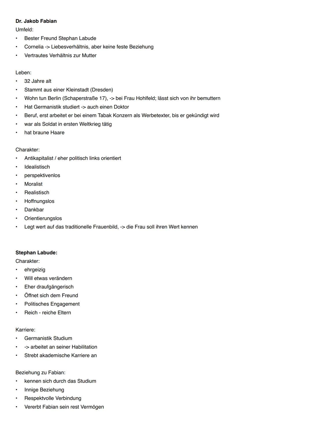# Fabian oder der Gang vor die Hunde:
Worum geht es in dem Film?
- das Ende der Weimarer Republik
- Es geht um Fabian, sein Umfeld und dar