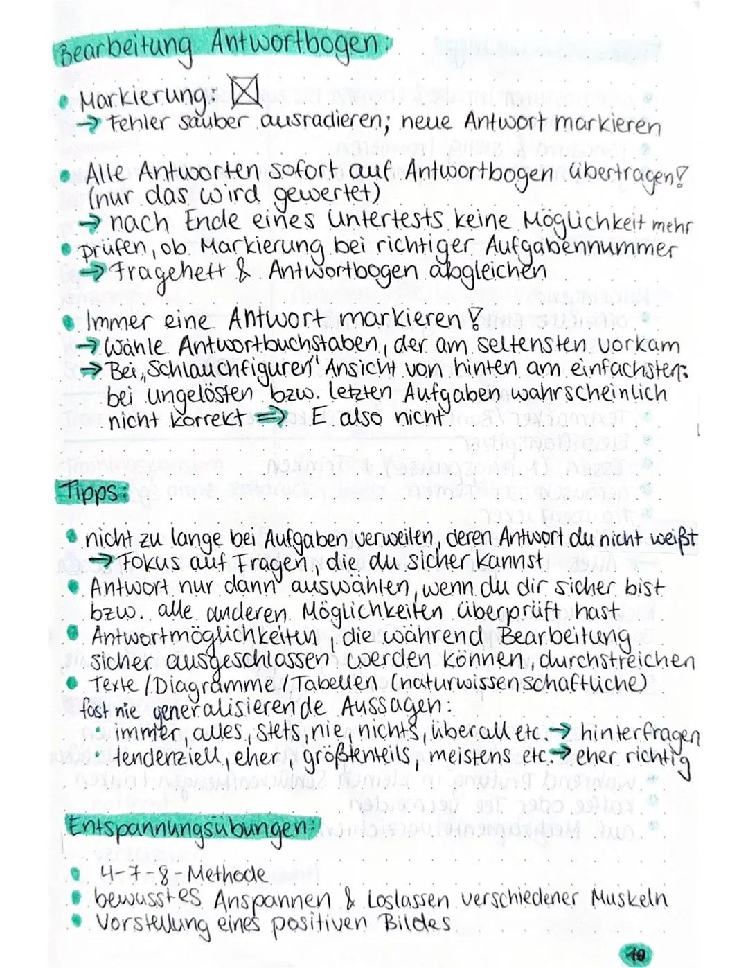 # ALLGEMEINES
TMS = psychologischer Leistungstest
* 1 richtig gelöste Aufgabe $\rightarrow$ 1 Punkt
* keine Minuspunkte
insgesammt 184