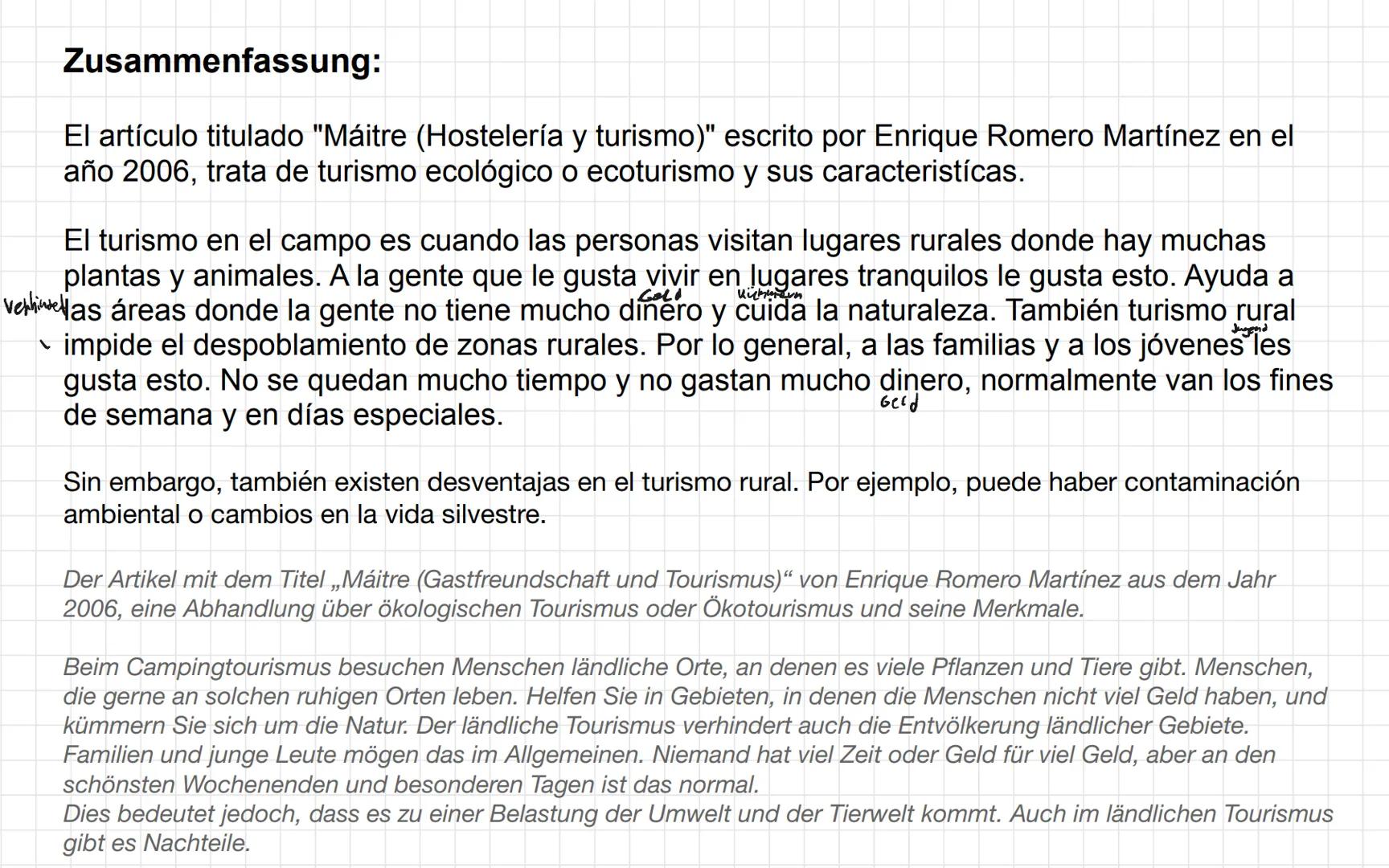 # Turismo
Spanisch Q1 - DOR Lösungen
TURISMO de
MASA(S)
para el turista
para la región
Rasgos
del
turismo
de masa
- vivir en complejos