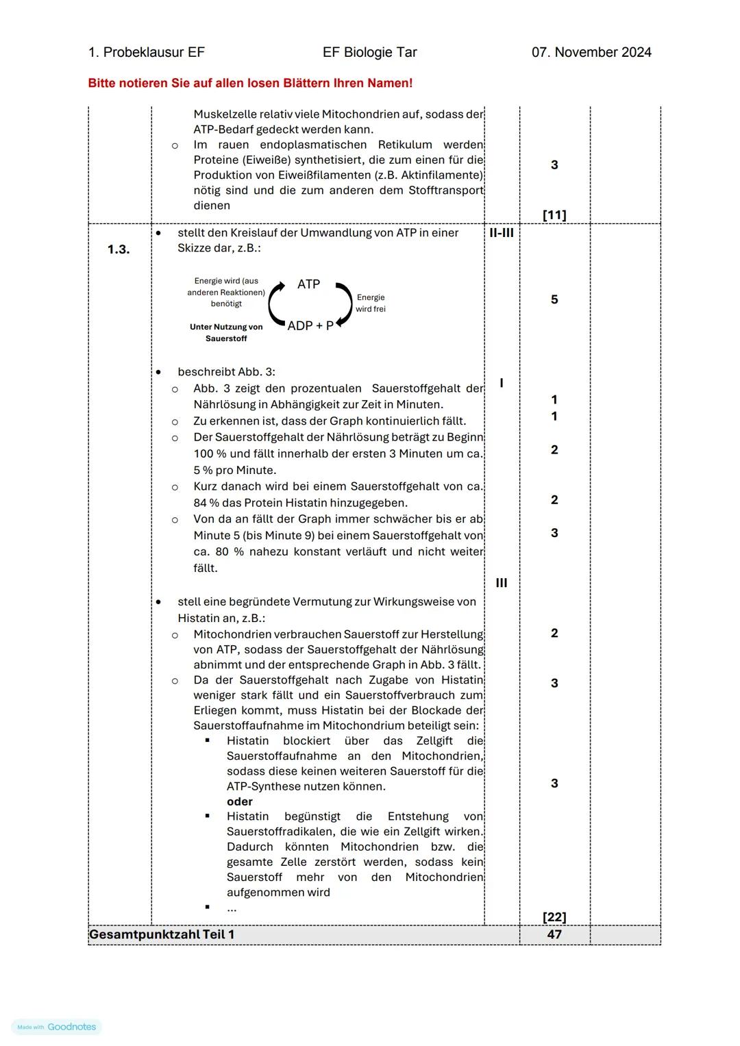 # BEISPIELKLAUSURAUFGABE
Aufgabe 1.1.
Erkläre und vergleiche die Begriffe Diffusion und Osmose.
Aufgabe 1.2.
Erläutere die in M1 beschrieb