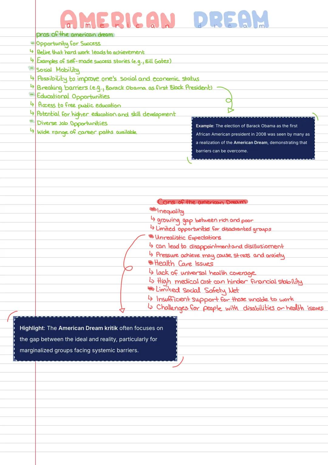 # AMERICAN DREAM
pros of the american dream
- Opportunity for Success
- Belive that hard work leads to achievement
- Examples of self-made