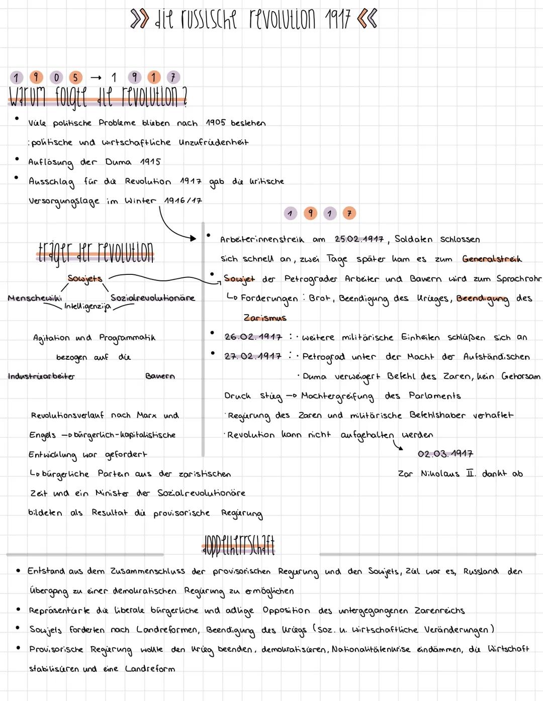 >>> die russische revolution 1917 <<<
1905-1917
warum folgte ne revolvELON?
- Viele politische Probleme blieben nach 1905 bestehen.
:p