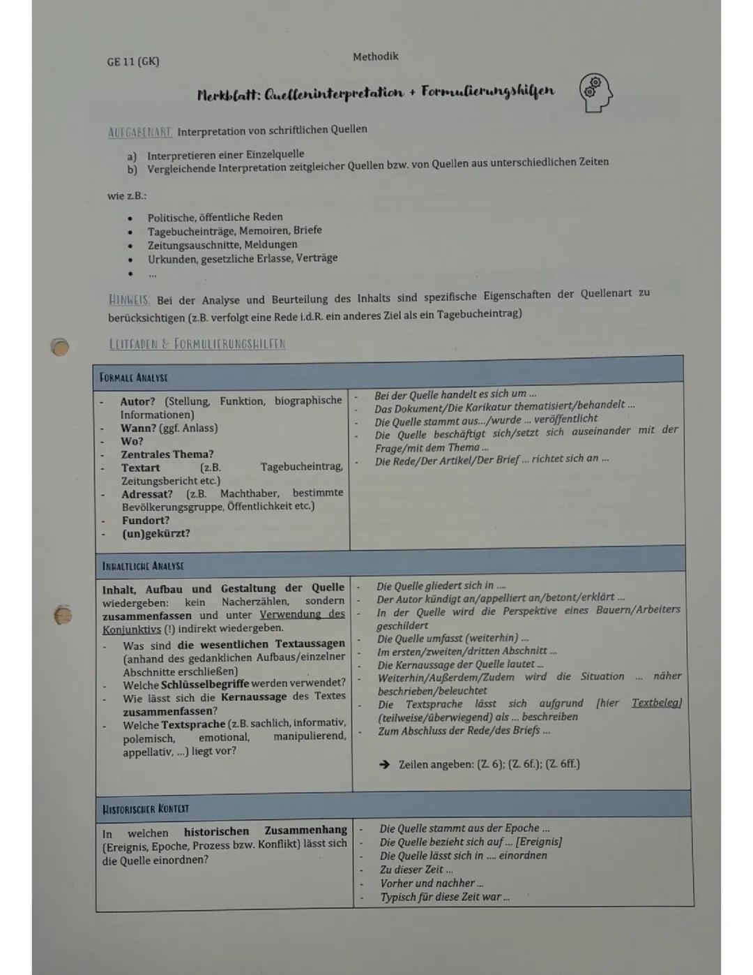 Quelleninterpretation