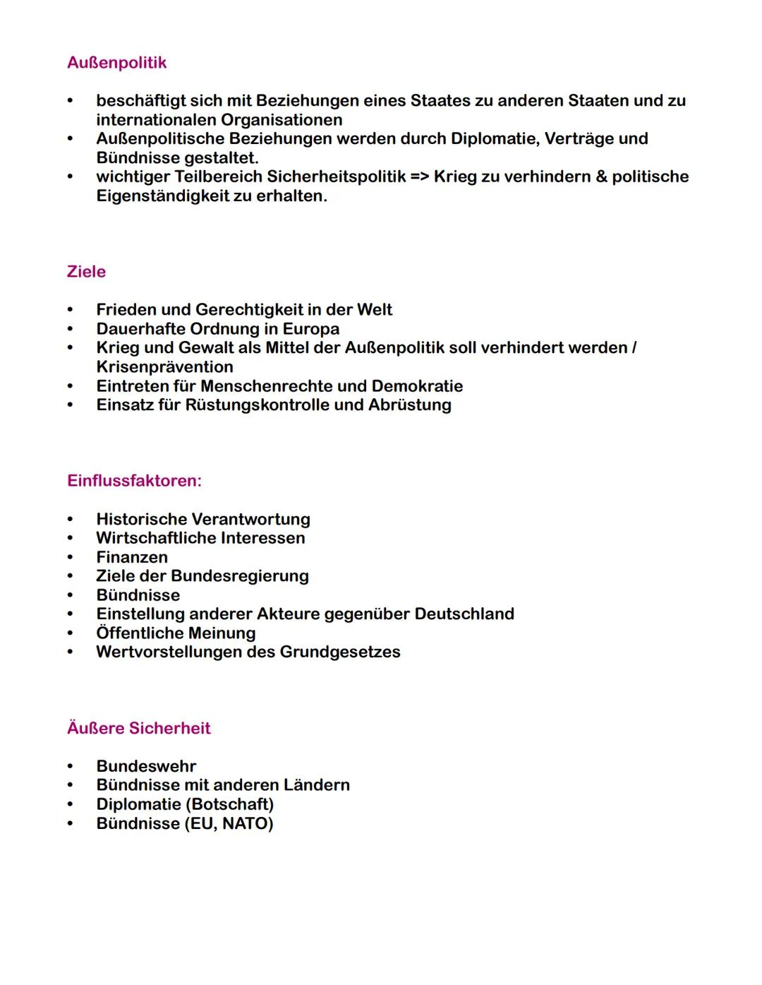 Positiver Frieden
Zustand sozialer Gerechtigkeit,
ökologisches Gleichgewicht,
keine Gewalt
Negativer Frieden
Abwesenheit von direkter
physi