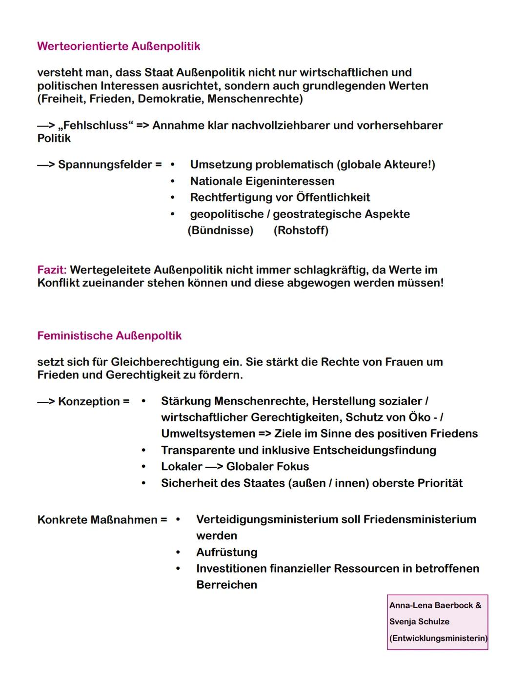 Positiver Frieden
Zustand sozialer Gerechtigkeit,
ökologisches Gleichgewicht,
keine Gewalt
Negativer Frieden
Abwesenheit von direkter
physi