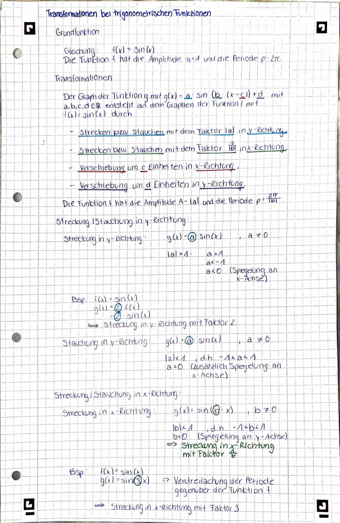 L
☑
Funktionen
Definition
Eine Funktion fist eine Zuordnung, die jedem
Element des Definitionsbereichs Df von f
genau ein Element f(x) des W