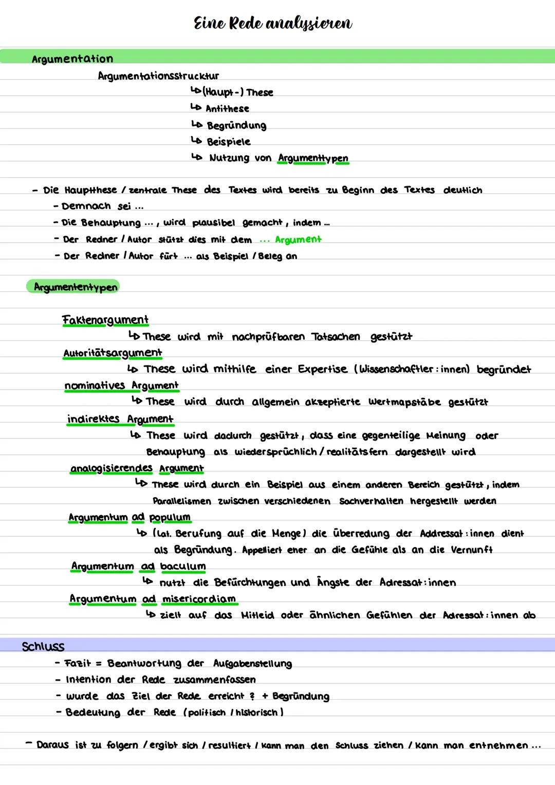 # Eine Rede analysieren
Einleitung
TATTE
LD Die Rede... wurde von ... am... in... gehalten und thematisiert.....
Intention
LD Die Rede