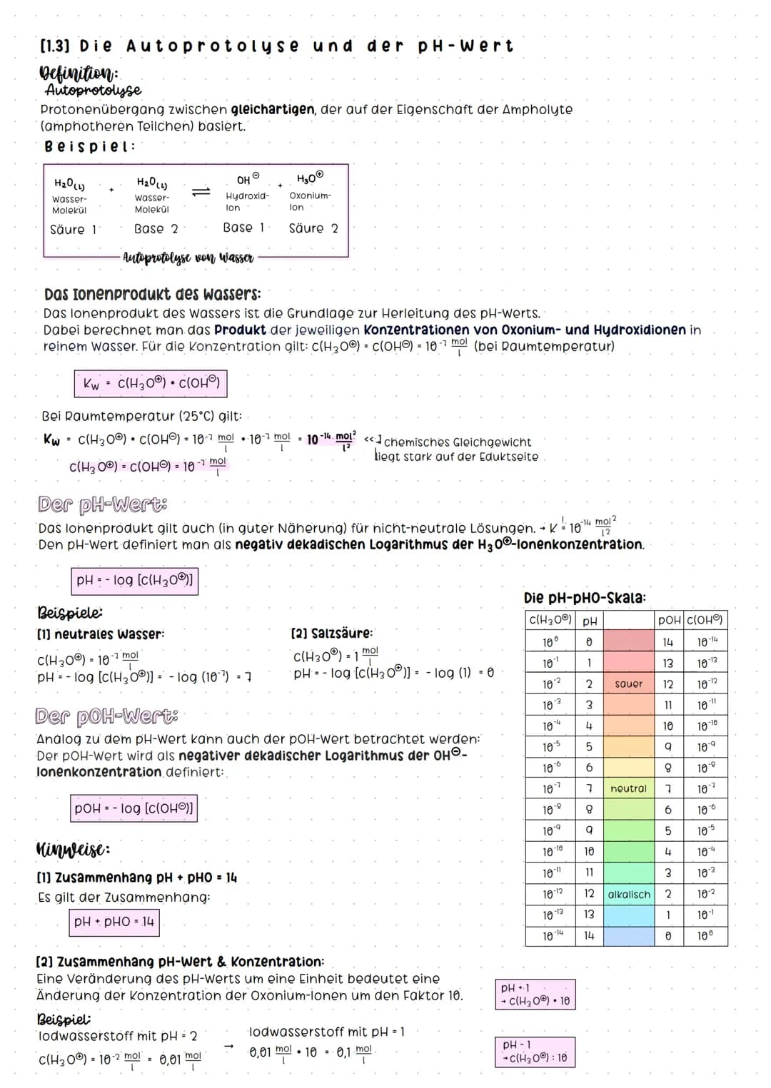 Säure-Base-Gleichgewichte, Naturstoffe – Seite 2
