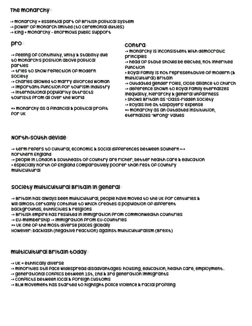 Tradition & Change
UK in the European context/
multicultural society
England
(Great) Britain
United Kingdom (UK)
-> country
-> island: Engla