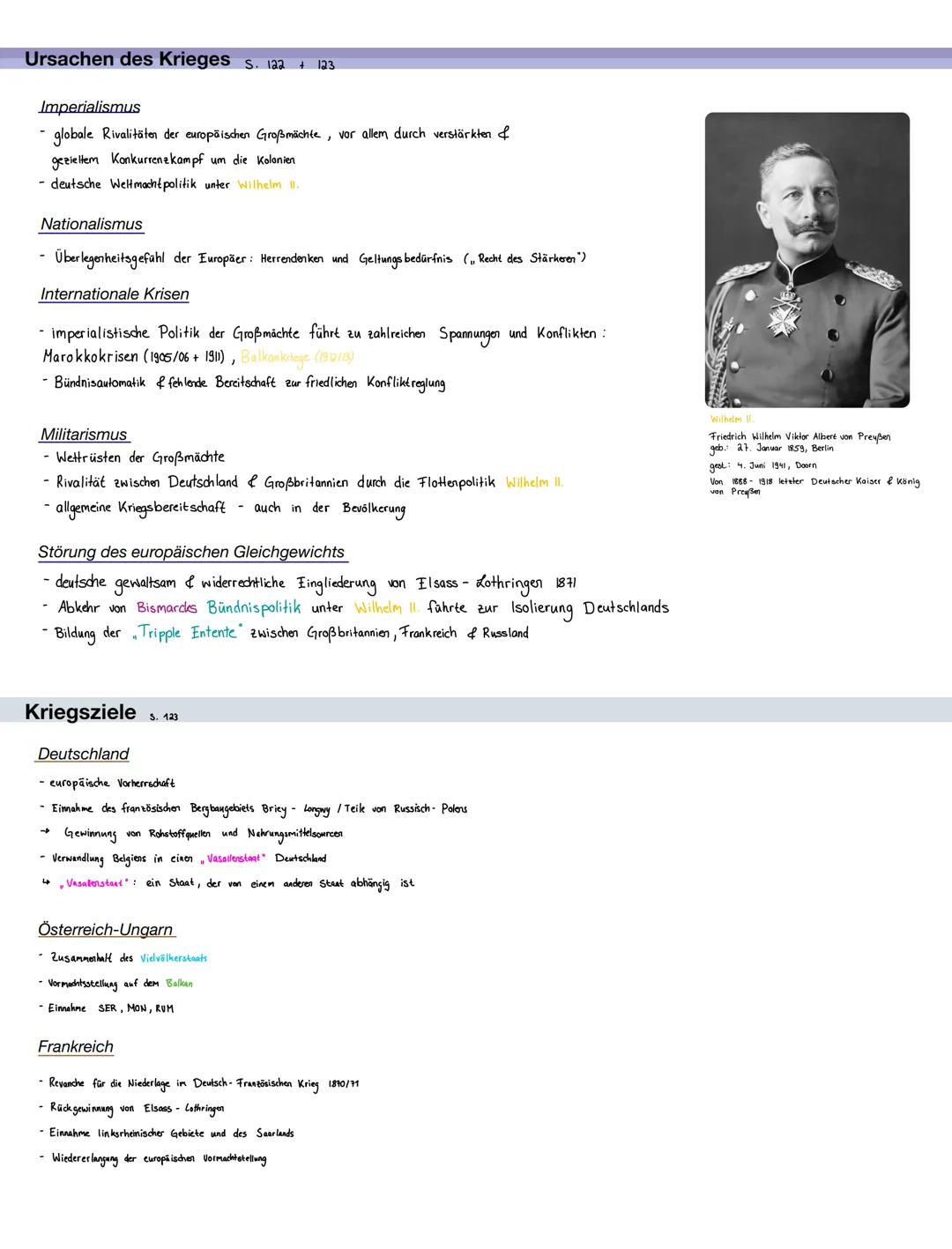 LERNZETTEL
ERSTER WELTKRIEG
Attentat von Sarajevo
Datum: 28. Juni 1914
- gilt als entscheidener Auslöser des Ersten Weltkrieges
- der österr