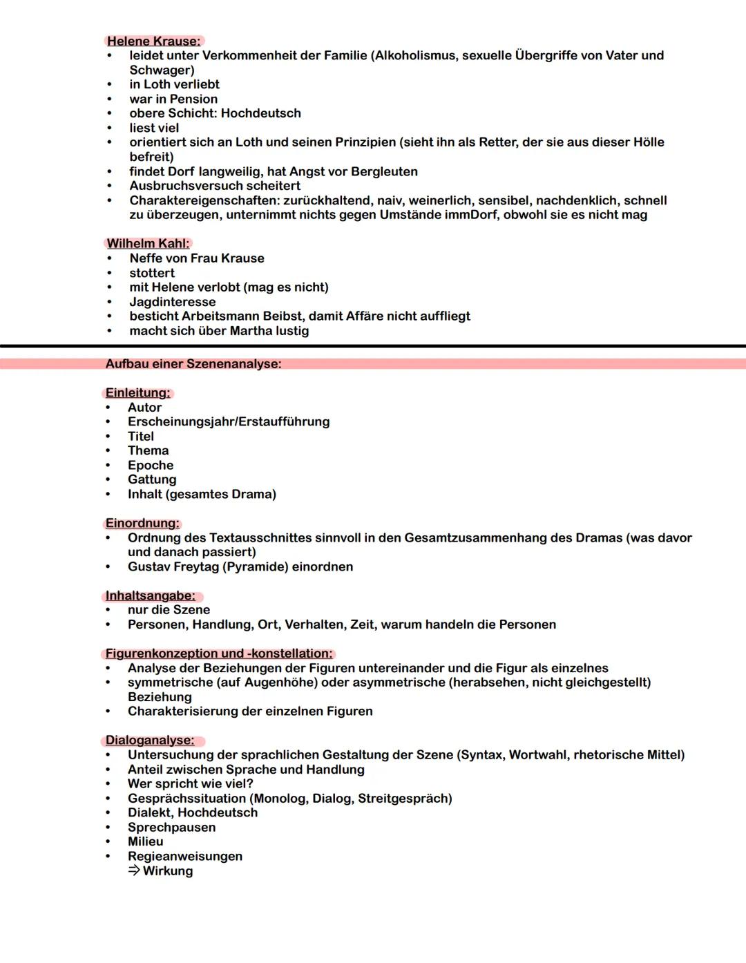 DRAMA
DEUTSCH
Vor Sonnenauf-
gang
Allgemein:
literarische Gattung
Bühnenstücke
verschiedene Arten: Tragödie, Komödie, soziales Drama
Merkmal