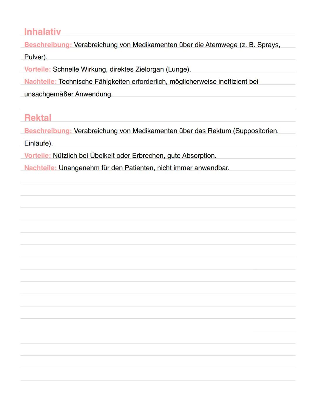 Medikamentenkunde
Wichtige Medikamente und ihre Wirkungen
Analgetika (Schmerzmittel)
->Ibuprofen
Wirkung: Schmerzlindern, entzündungshemmend