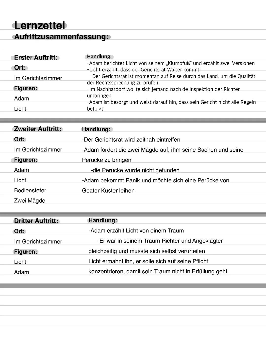 Der zerbrochene Krug