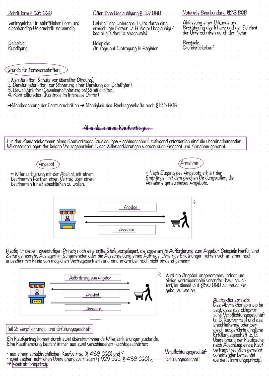 # Willenserklärung
Basis eines jeden Rechtsgeschäfts ist die Willenserklärung durch die eine Person ihren Willen äußert mit dem Ziel, ein R