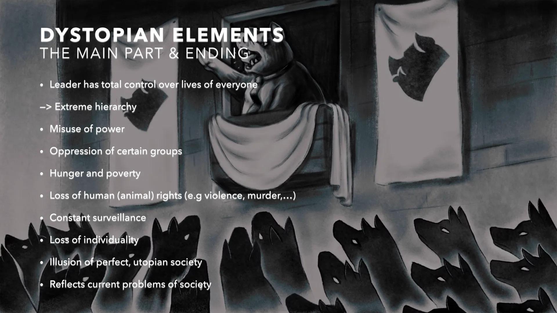 ANIMAL FARM
GEORGE ORWELL TABLE OF CONTENTS
George Orwell
• Main plot
·
Hierarchy
• The seven commandments
Sociogramme
Utopian elements
•
Dy