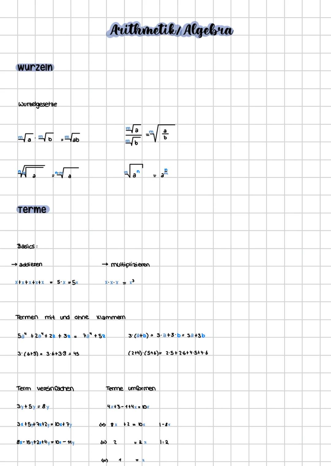 Mathe Arithmetik/Algebra
zahlen ordnen und vergleichen
51,5; 55% - 51; 5,1
alles Umformen: 5,5; 15; 0,55; - 51; 5,1
der Größe nach: -51 < 0,