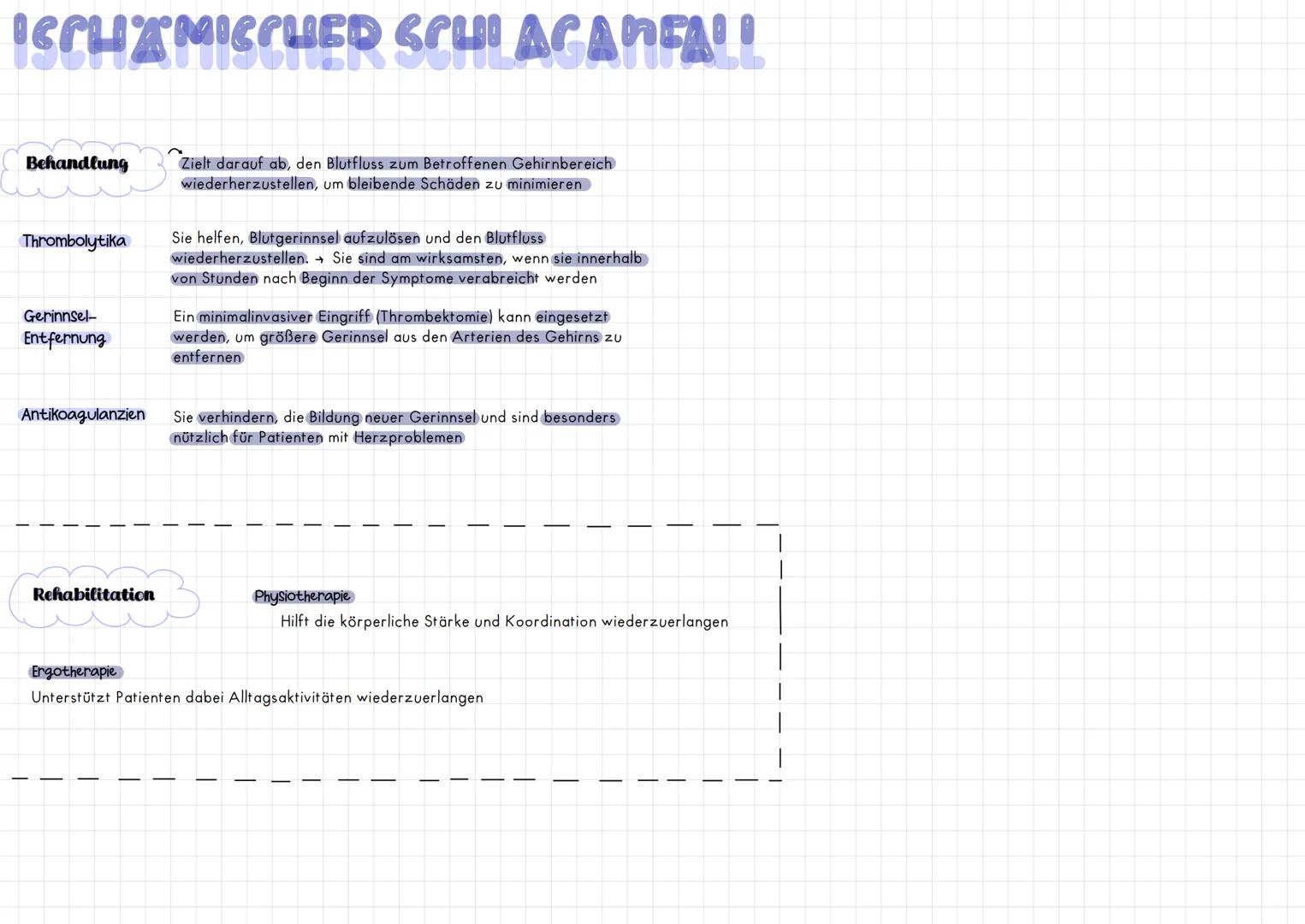 # ADOPI EY
Schlaganfall
→ Ein plötzlicher Ausfall von Hirnfunktionen, der durch eine Unterbrechung
der Blutzufuhr zum Gehirn verursacht wi