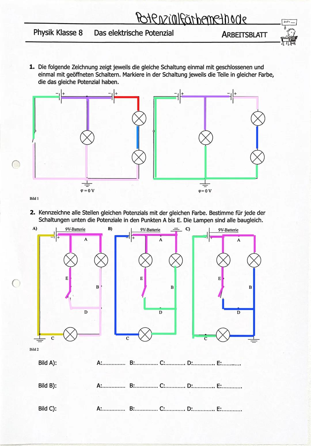 Physik
Klassenarbeit → Elektrizitätslehre
P
15
Nenne die Bauteile und deres Funktiones des elektrischen Strompreises.
Bauteile
Verbraucher C