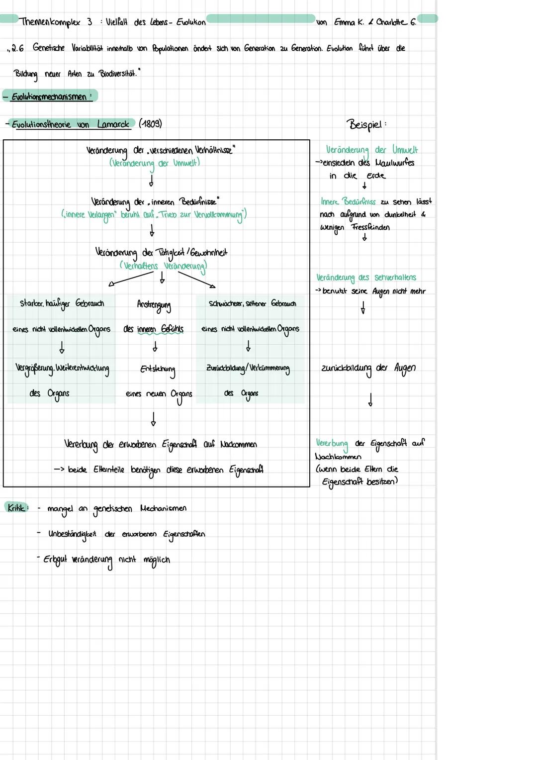 # Evolution
Themenkomplex 3
Vielfalt des Lebens- Evolution (2. Semster)
2.6 Genetische Variabilität innerhalb von Populationen ändert sich