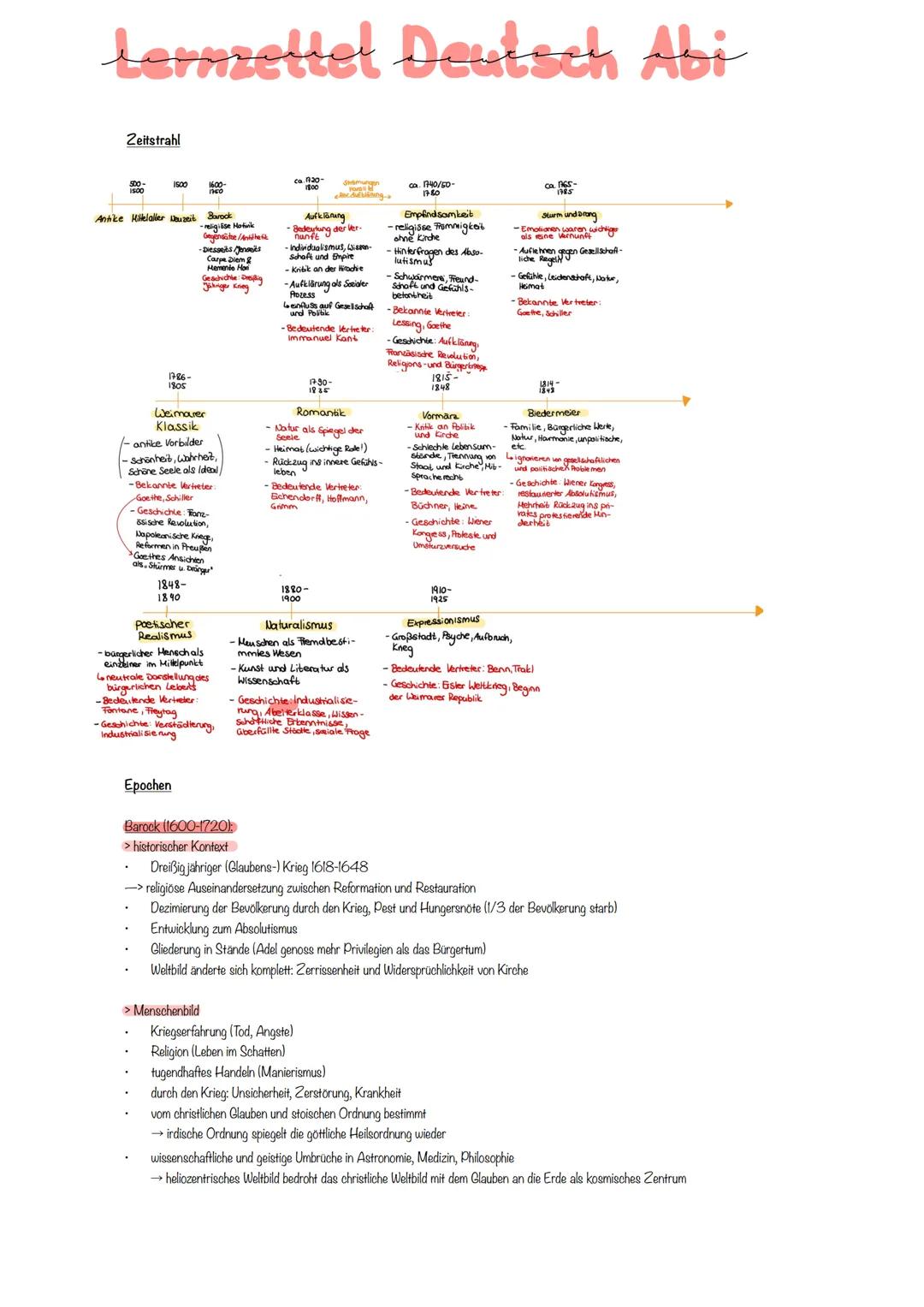# Lernzellel Deutsch Abi
Zeitstrahl
1600-
Antike Hillelaller Douzeis Barook
migisse Hartink
Gegenstel
Dressels Jeneks
Carpe Diem
Geschic