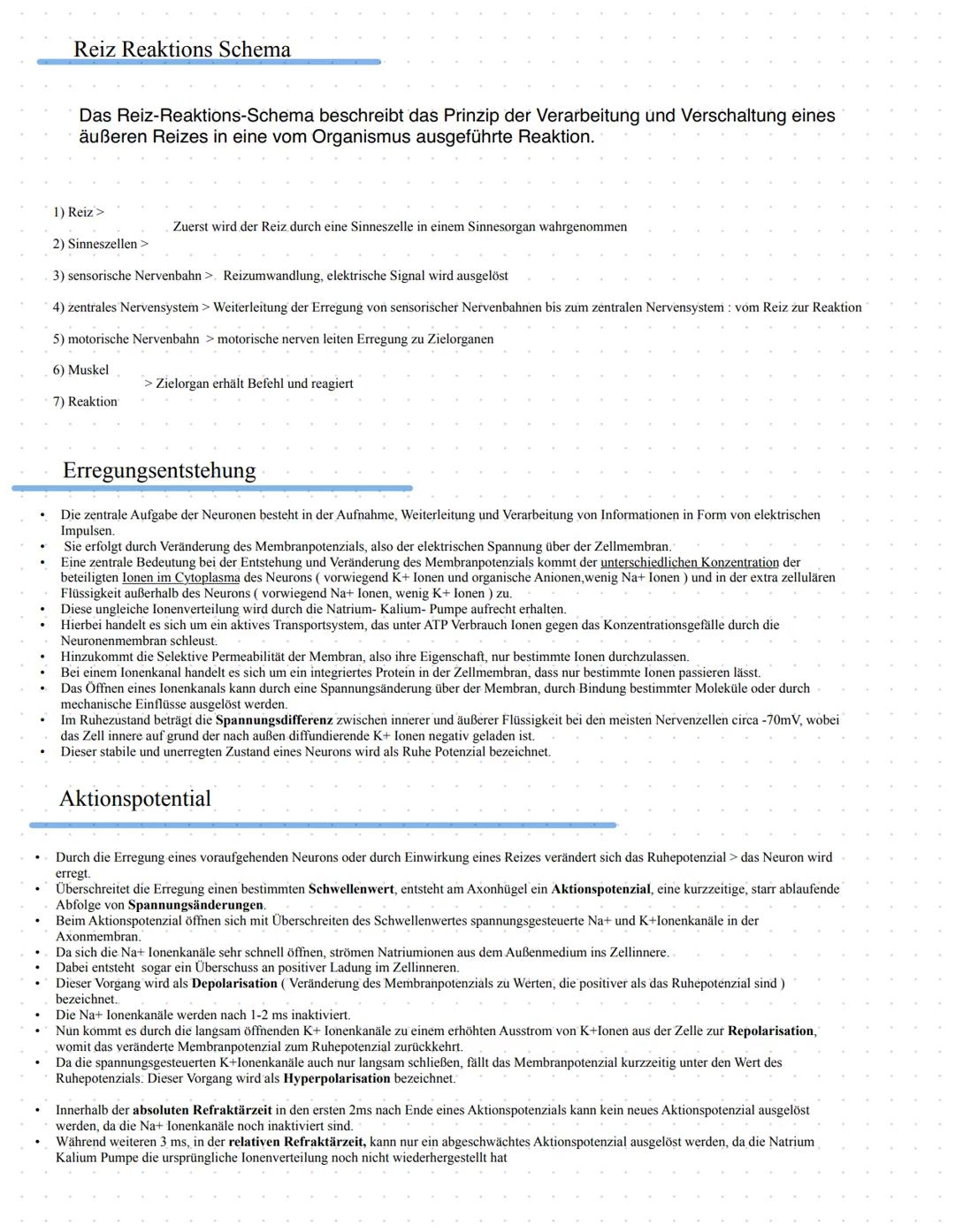 # Neurobiologie
Aufbau einer Nervenzelle
# Neurobiologie
Aufbau und Funktion eines Neurons (UA 5, 6, 7, 8)
Axon einer anderen
Nervenzell