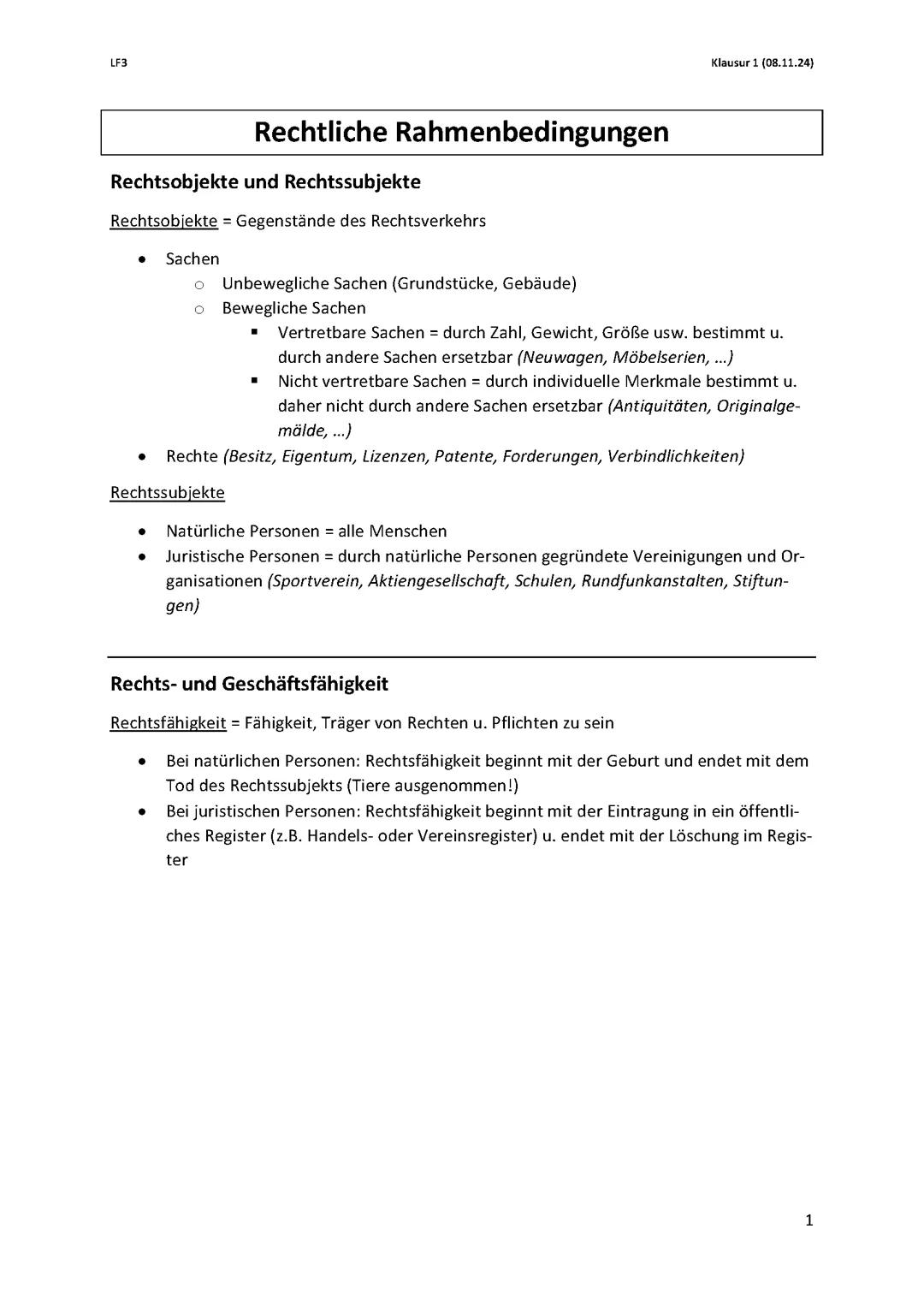 Büromanagement Lernfeld 3 Part 1