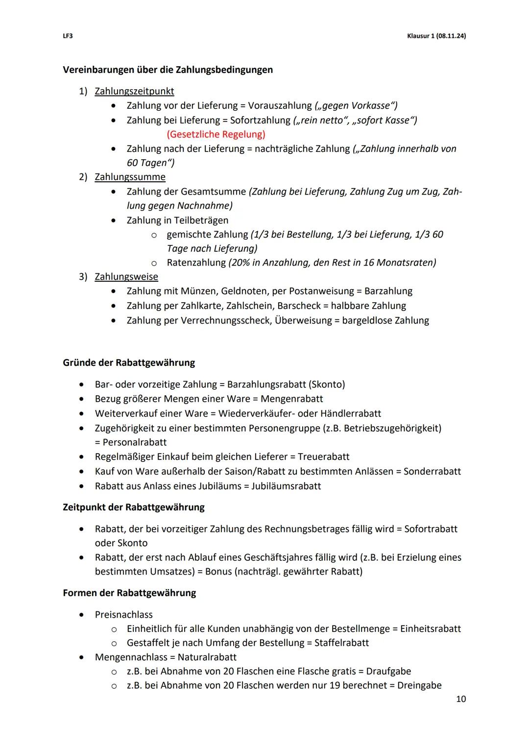 --- OCR Start ---
LF3
Klausur 1 (08.11.24)
Rechtliche Rahmenbedingungen
Rechtsobjekte und Rechtssubjekte
Rechtsobjekte = Gegenstände des Rec